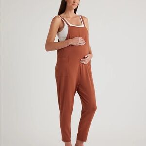 Quince Organic Cotton Maternity Overalls